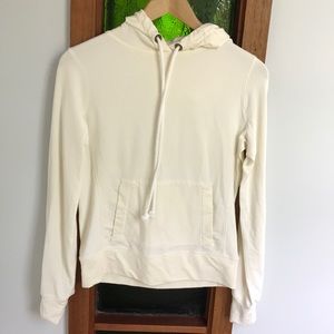 J. Crew Ivory French Terry Hoodie XS